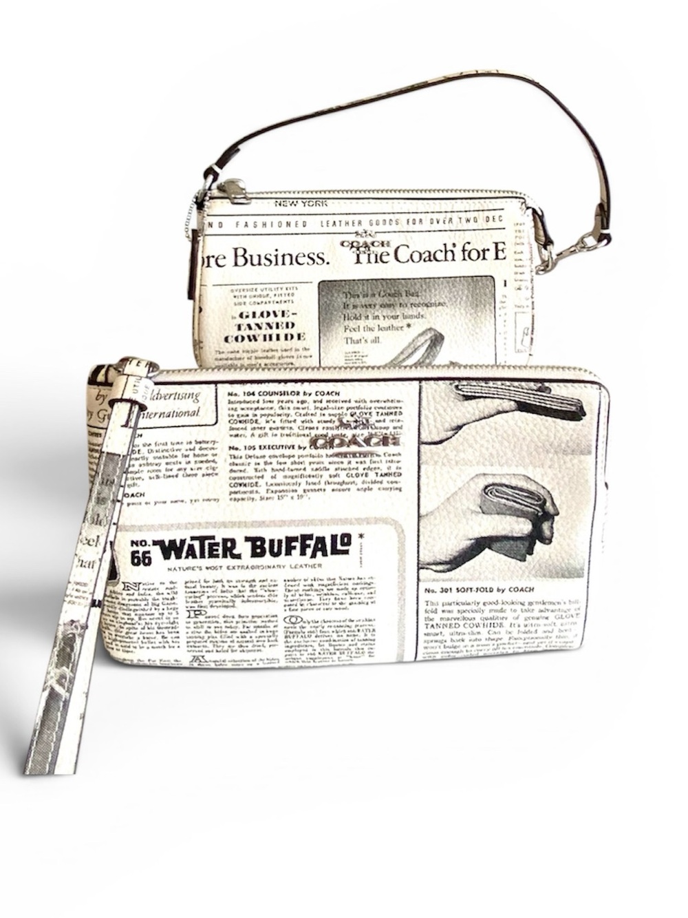 Coach Large corner zip wristlet